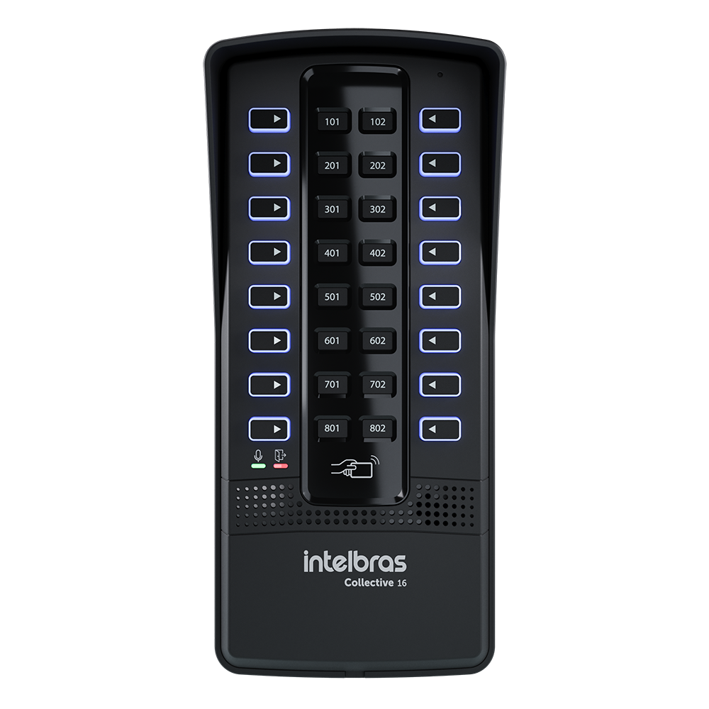 Intercomunicador Intelbras para 16 departamentos