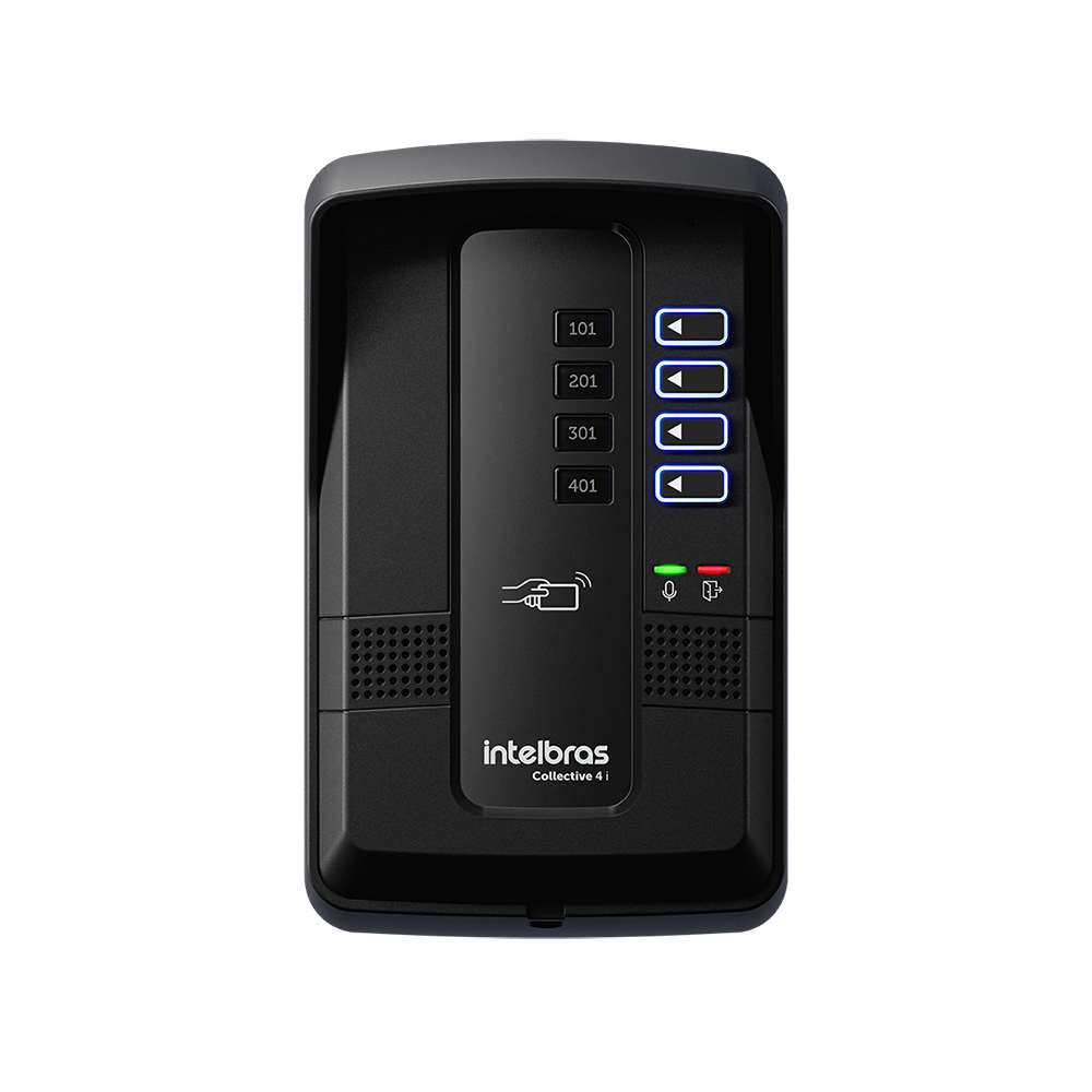 Intercomunicador Intelbras para 4 departamentos