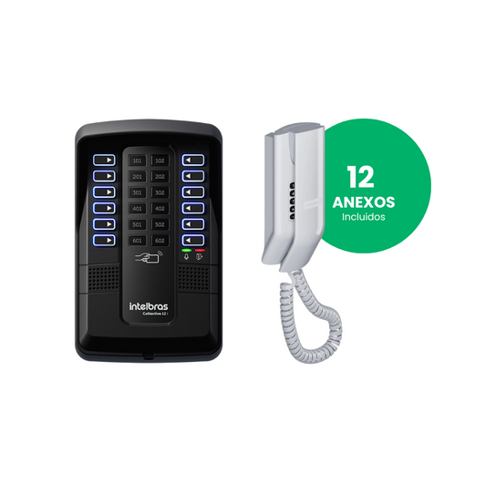 Intercomunicador Intelbras para 12 departamentos